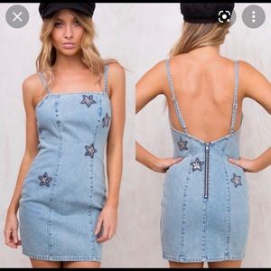 MINK PINK denim dress